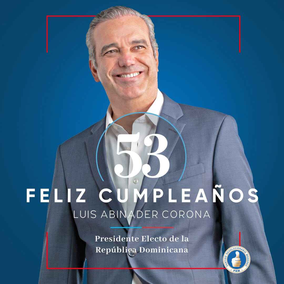 Sammy11570278's tweet photo. @SIN24Horas Felicidades señor presidente @luisabinader Dios le continúe bendiciones https://t.co/yhLGkaVntZ