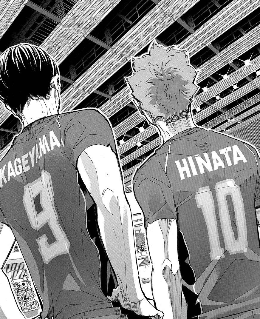 A rivalry between two kids to determine who would stand on the court the longest has now transformed into a bond between two friends who stand together to challenge the world. When I say this series is the pinnacle of the sports genre of anime & manga, it's the truth #Haikyuu401