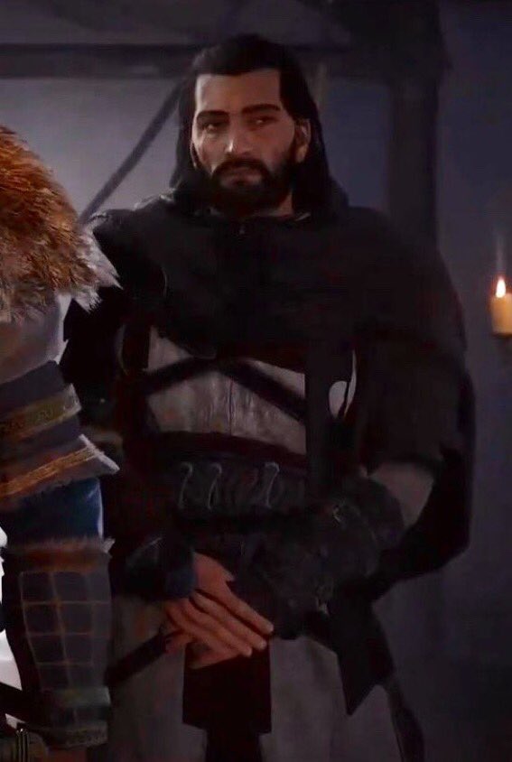 founded_scarab's tweet photo. This. In the whole demo of an Assassins Creed game, this is the only image that even slightly hints that it’s part of the series. 

I’ll TRY to stop being so negative soon, but why on earth do they continue to tie down these historical RPG’s to this series.

Too much false hope https://t.co/agk3I50FyB