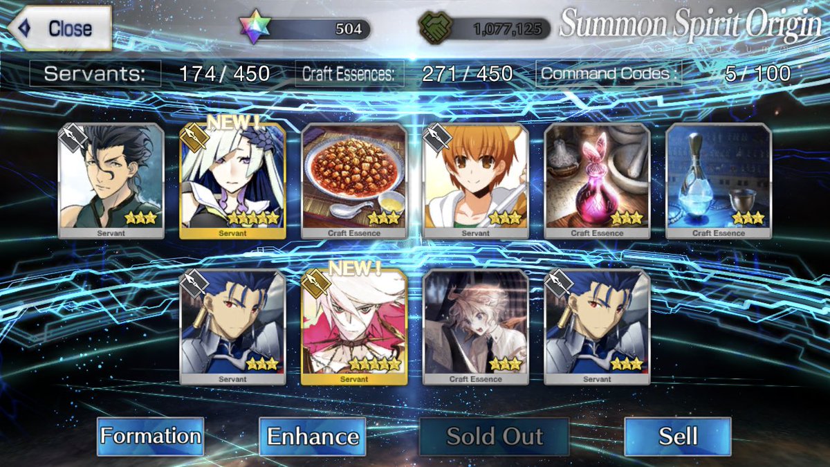Science_Artemis's tweet photo. I thought I’d used up all my luck during the paid SQ New Years gacha when I pulled Jalter and Bride Nero during the same roll! I did it again with the paid SQ lancer banner! Karma and Brynhildr reporting into my Chaldea. #gacha #fgo #fgogacha #fgona https://t.co/S3VvxdQG3O