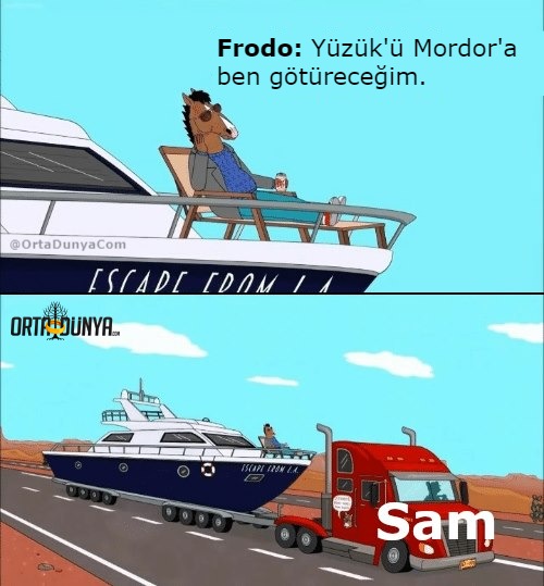 "Gerçi yolu bilmiyorum."