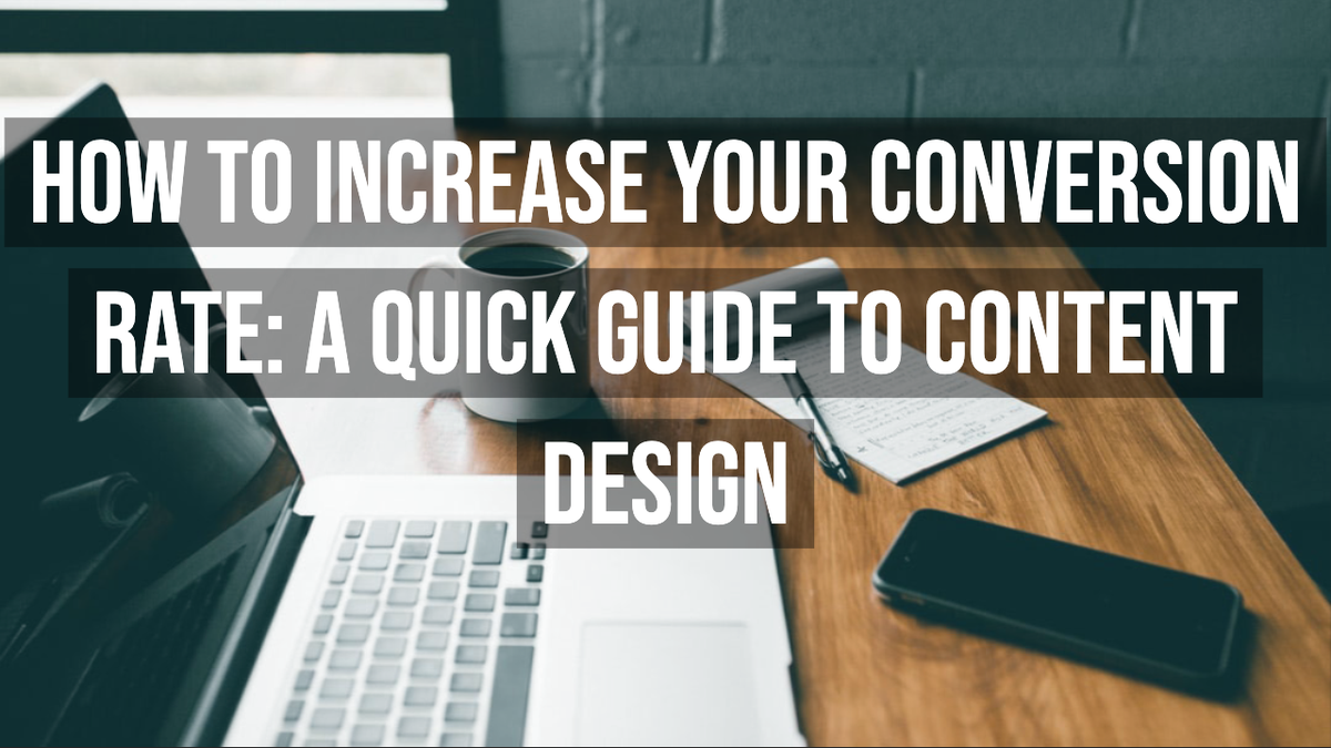 How To Increase Your Conversion Rate: A Quick Guide To Content Design 🚀#Marketing

chmp.ly/bNE