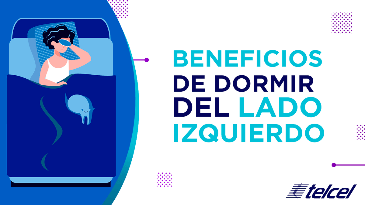 Telcel's tweet image. ¿Sabías que dormir del lado izquierdo te da grandes beneficios? 🛌 Chécalos aquí 👉bit.ly/2BN45V👈 y conéctate con #LaRedDeTusEmociones para #DespiertaTuPoderInterior. 🌟 Si quieres conocer más tips, coméntanos con un 😎.
