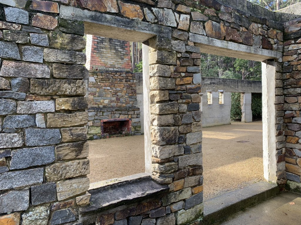 First time back to Port Arthur since Nov ‘95. The memorial was peaceful and deeply moving; simultaneously another relic symbolising Port Arthur’s dark and violent past. The paradox of the picturesque setting can be disturbing.