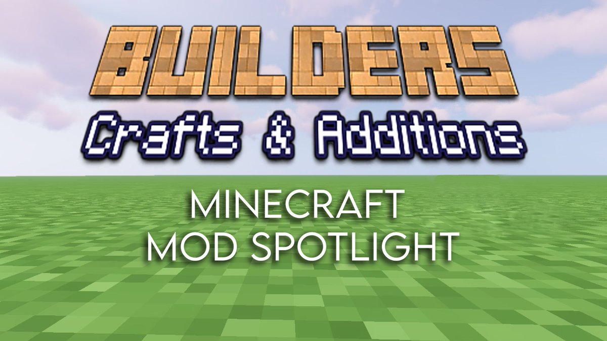 OrdinalWolf's tweet photo. Hey everybody! In this video we take a look at the Builder's Crafts &amp; Additions Mod!
https://t.co/4MfmqvErgh https://t.co/0xNG9Js3jt