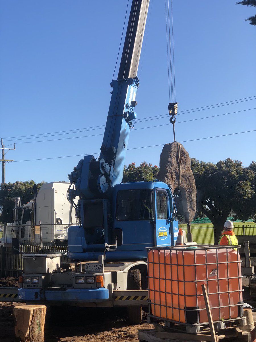 Bundogs's tweet photo. The bluestone tunnel arrived today and was successfully installed - phew!!!!!
The nature based play space is progressing nicely #warrnamboolbotanicgardens #pickmyproject #bamstone https://t.co/d2NFdMWlFz
