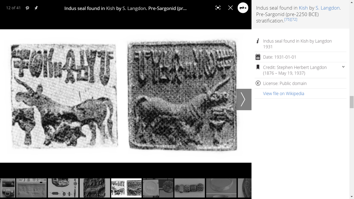 Some of the Indus articles found in Mesopotemia excavations.14/n