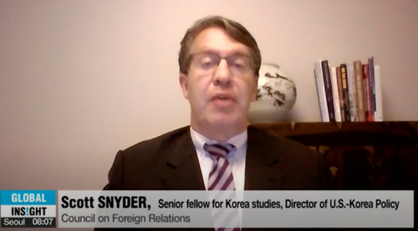 NewsArirang's tweet photo. Kim Jong-un's sister Kim Yo Jong rules out US-N. Korea summit with a bit of possibility open. Former S. Korean Special Warfare Commander CHUN In-bum and @CFR_org Senior Fellow for Korea Studies @snydersas discuss the possibility of a third #KimTrump summit https://t.co/Rkv0AKrqdI https://t.co/npSr505jOl