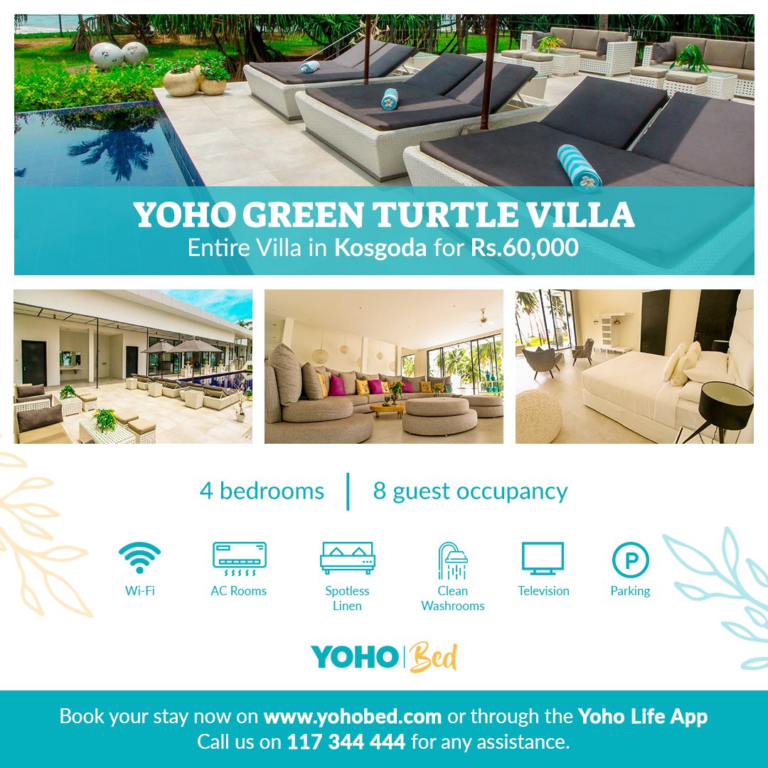 Book your stay with us now. 😊
Visit yohobed.com or call us on 117 344 444.