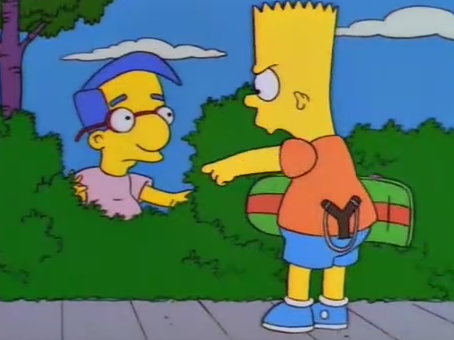 BartManMX's tweet photo. Día 118 de #Cuarentena
#MomentosSimpson
-¿Ya somos amigos?-
-No, deben haberte visto- https://t.co/cTalxFkLTO