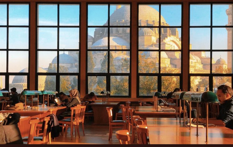 fn1402x's tweet photo. The view from Istanbul Library 😍 https://t.co/NUFPkCGeaA