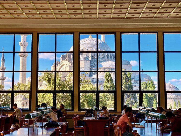 fn1402x's tweet photo. The view from Istanbul Library 😍 https://t.co/NUFPkCGeaA