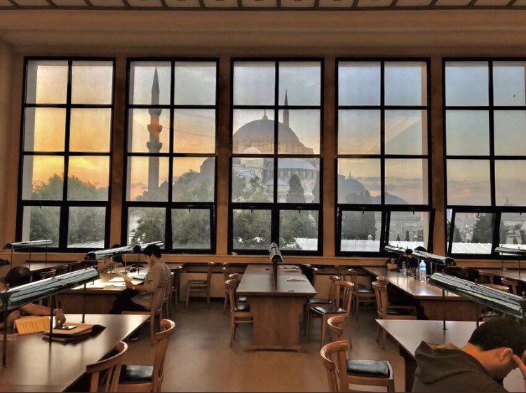 fn1402x's tweet photo. The view from Istanbul Library 😍 https://t.co/NUFPkCGeaA