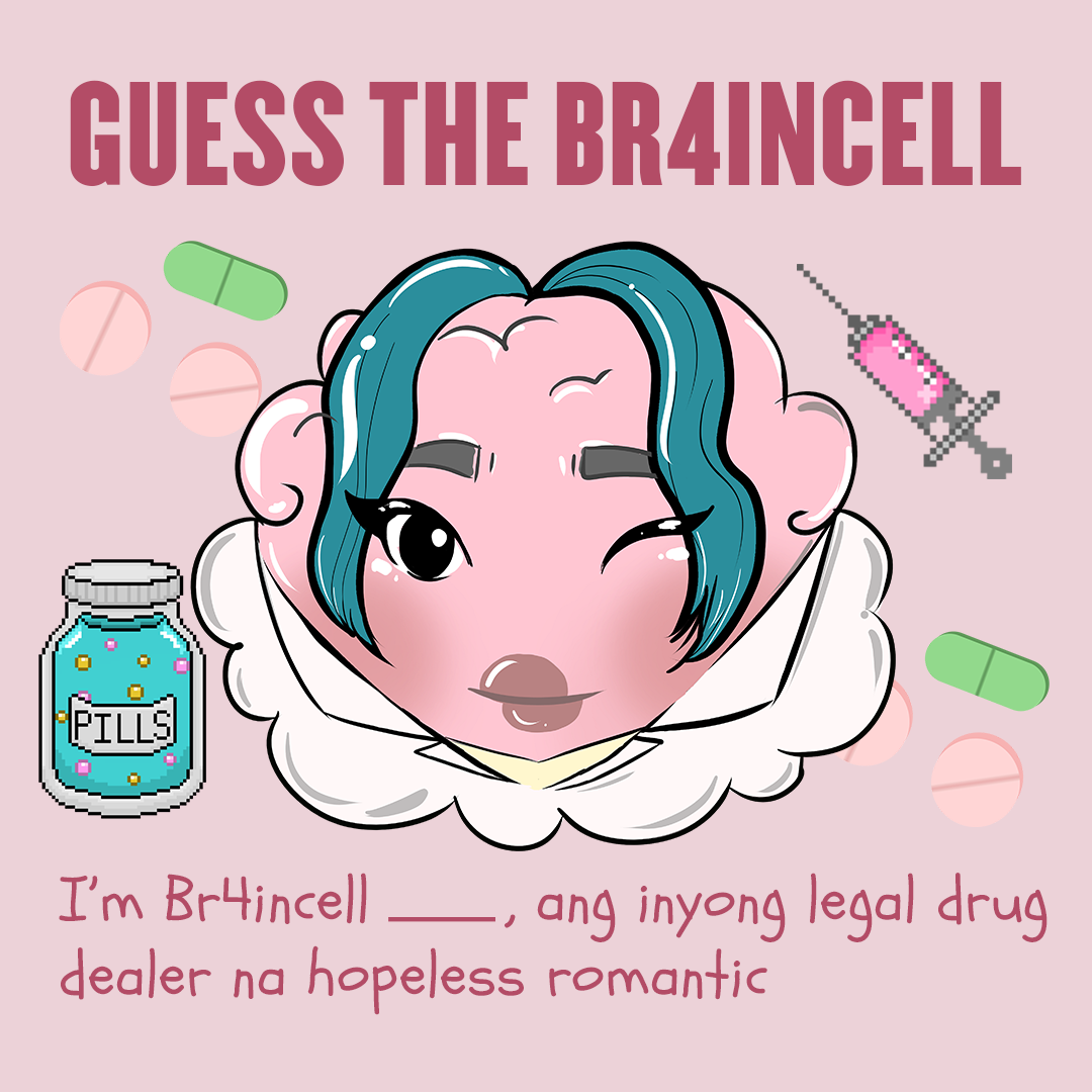 br4incells's tweet photo. Goodafternoon, neurons!
Can you unjumble the letters to guess who's the other half of our Br4incell guests this coming Wednesday?
Clue Letters: ARLEP
THIS COMING WEDNESDAY NA!
#PodcastersPH #PhilippinePodcastDirectory #AdoptABr4incell #GuessTheBr4incell https://t.co/sJOcpgQtuJ