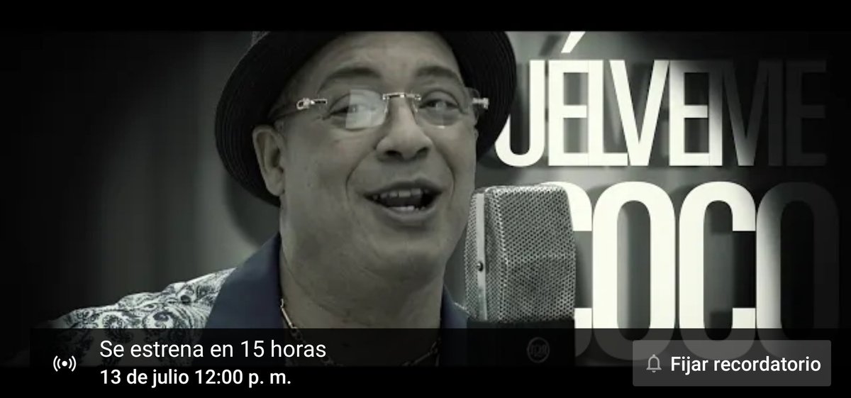 triana_alexis's tweet photo. #VeranoPorLaVida La mejor Música Cubana para la comunidad. Atención emisoras y Radiobases Estrenamos videoclip diario en Mediodía en TV #AlianzaCulturaICRT Lunes "Devuélveme el Coco" de Isacc Delgado y Santana. Miercoles "Chao PAPITO", La Reyna y La Real #SaLTEmos #CubaEsCultura https://t.co/V9jo1GRyFB