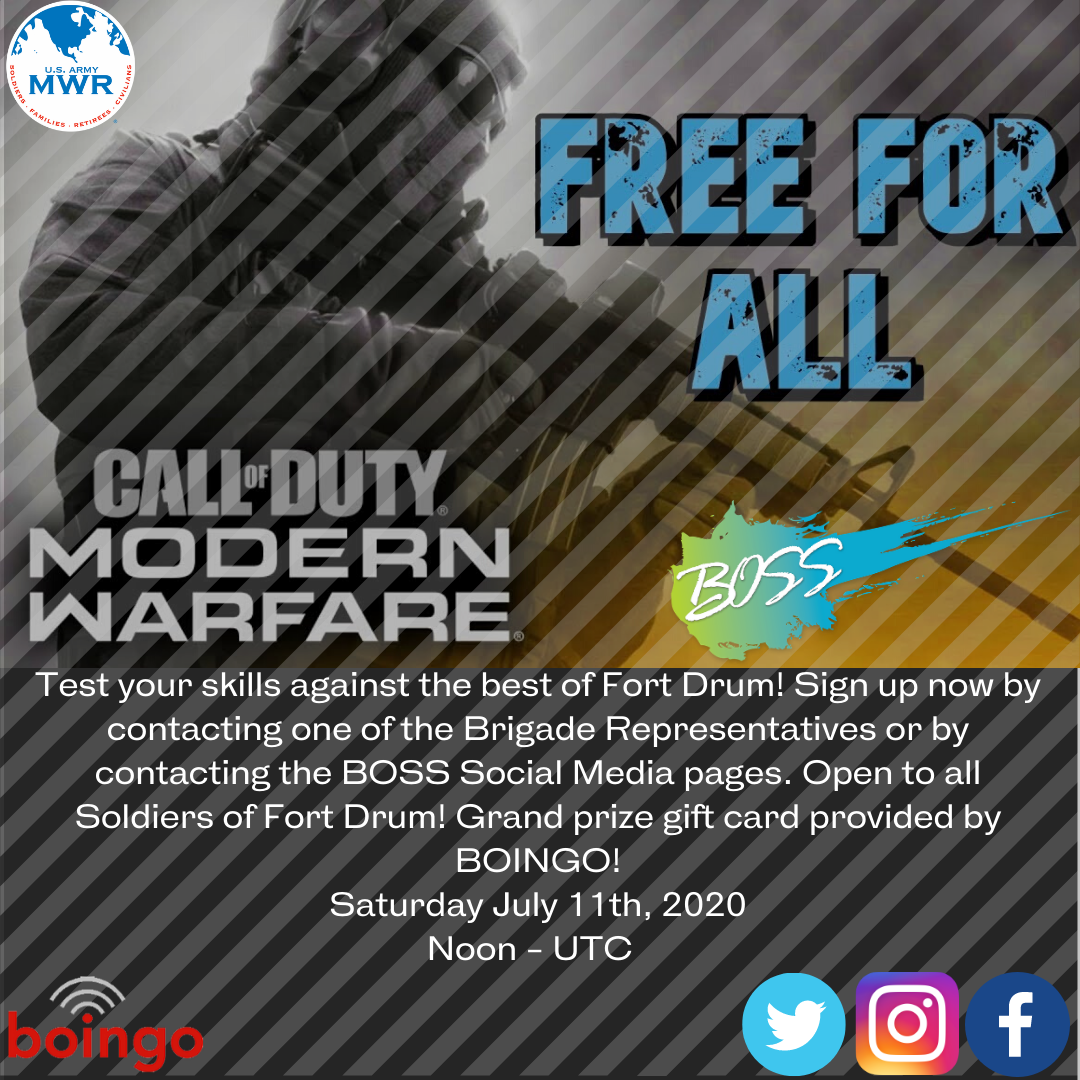 Come and participate and showcase your skills with BOSS!!! Message us to sign up.