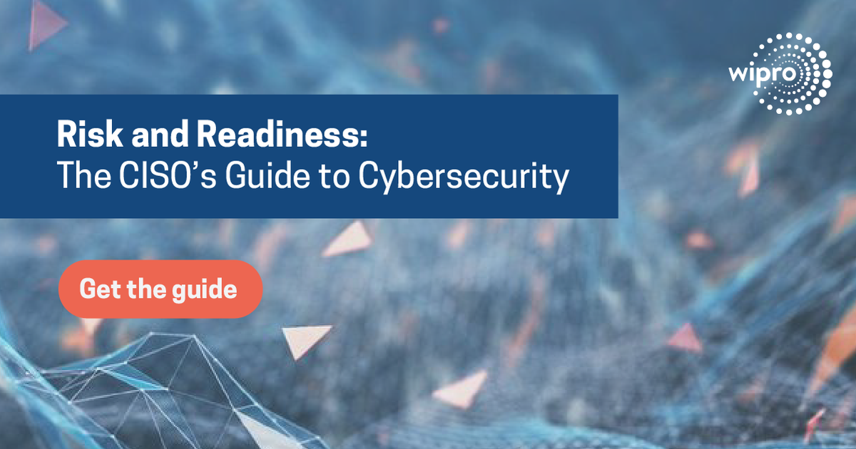 Wipro's tweet photo. The rise of #RemoteWork means a rise in #Cybersecurity challenges. How prepared is your organization? Read our #risk and readiness guide to find out and start planning your next steps: https://t.co/imjhNwhcOx

#WorkingRemote #CISO #VPNs #RDPs https://t.co/S3GX2lLy9c