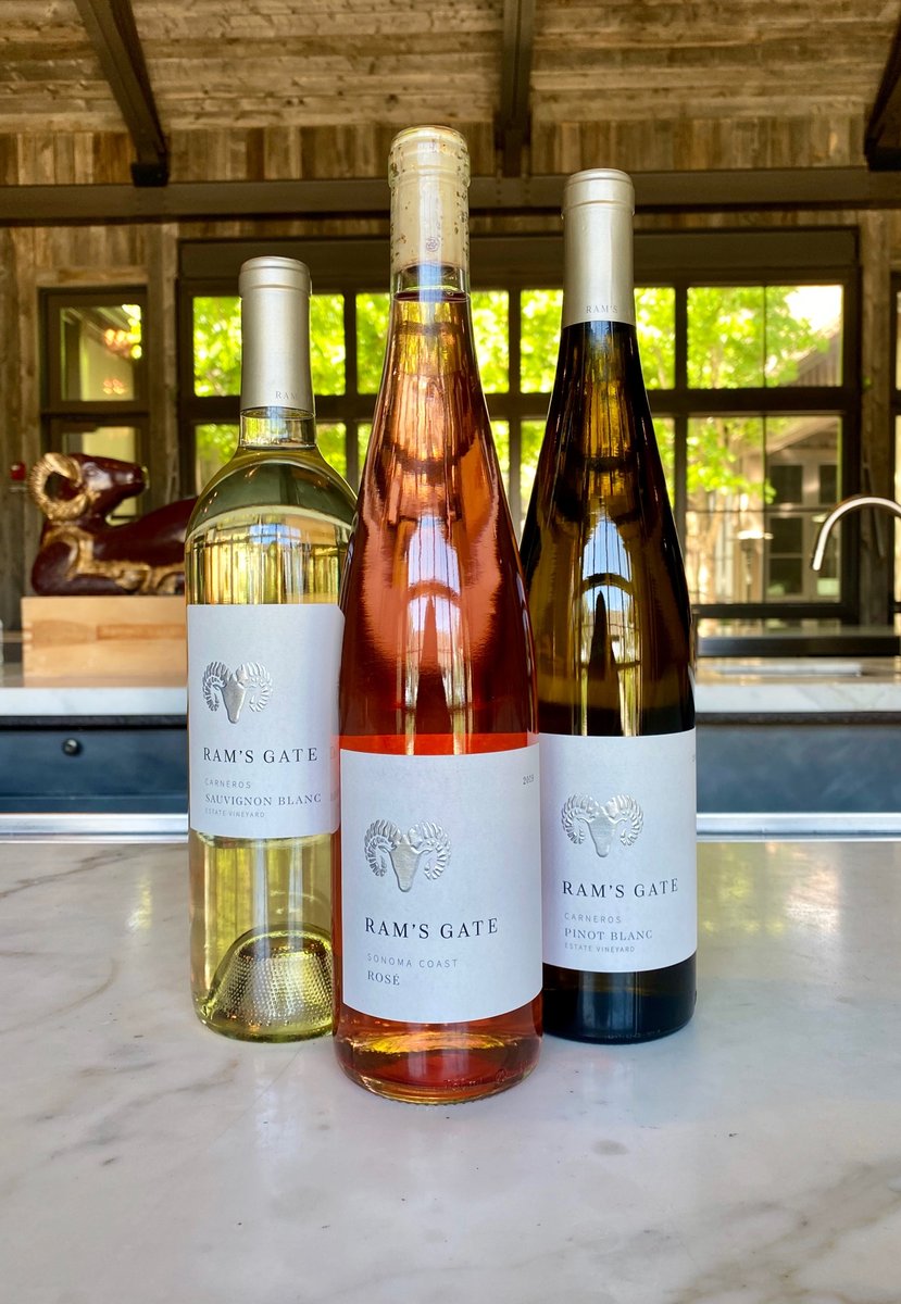 RamsGateWinery's tweet photo. 2019 Sauvignon Blanc, RosΓ© & Pinot Blanc = summer in a glass. βοΈπ₯ #summermood #drinkrg https://t.co/CXV4VBlvg3