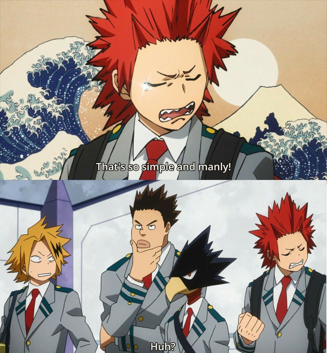 ofriiots's tweet image. "That's so simple, and manly!"

Kirishima Eijiro

Single Ship, no lean, ships with chem.

Written by #Mamadoriya,  revamped account with a new owner.

Likes and Retweets appreciated!