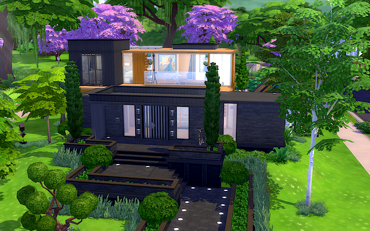 x4m1r4's tweet photo. Not So Eco House is a perfect house for your young family Sims, who just started to be self-sufficient in growing their own food. It may not be a zero-carbon house, but, it's a perfect house for your Sims! #GiuliasEcoShell #ShowUsYourBuilds #NoCC Please #MOO #EcoHouse 🌱 https://t.co/qFfuay9ctD