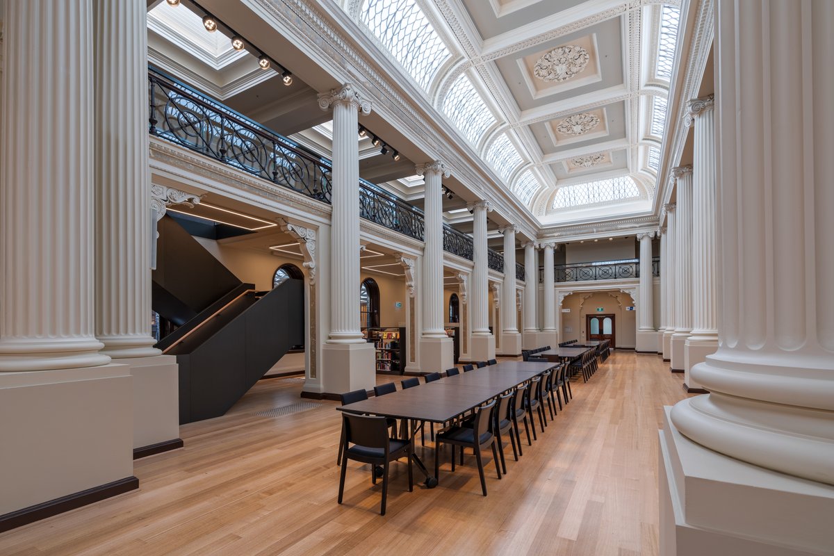 DevelopmentVic's tweet photo. Our @Library_Vic project received three @AusINSArch_VIC Awards on Friday night - in the categories of Heritage, Public Architecture, and the acclaimed Melbourne Prize🏆

Congratulations to the team and our project partners, #Architectus @SHLarchitects @Creative_Vic https://t.co/WIjxDsdIV6