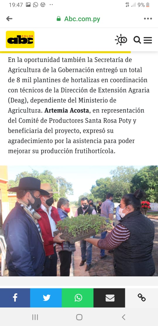 El desarrollo de nuestro departamento no se detiene🇵🇾
<a href="/GobernacionSanP/">Gobernación de San Pedro</a> @chepoa9090 <a href="/IPParaguay/">IP Paraguay</a> <a href="/ABCDigital/">ABC Digital</a>