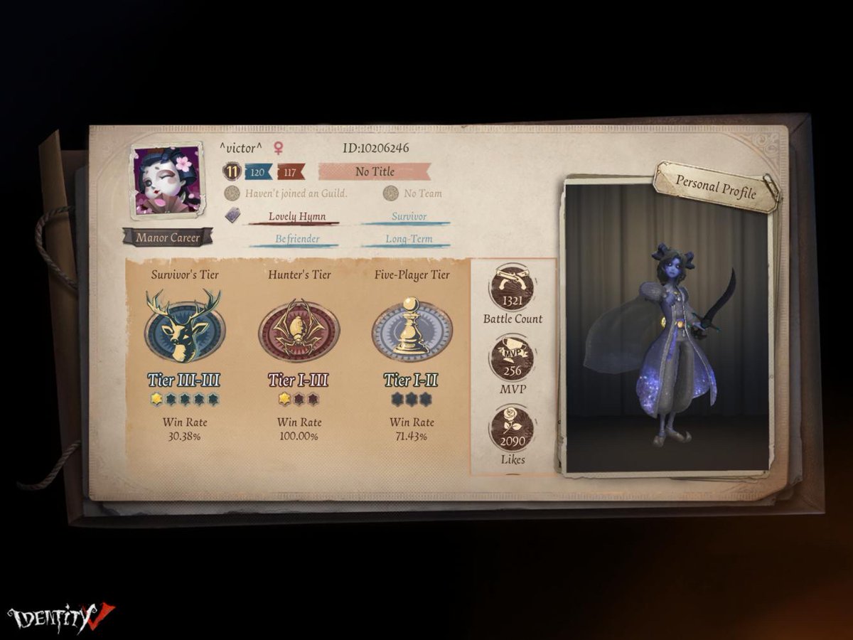 I'm playing Identity V. Fancy a game?