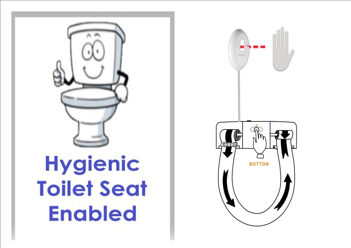 Help stop the spread of Diseases 
#toiletseat #washroom #WC #toilet #Covid_19 #virus