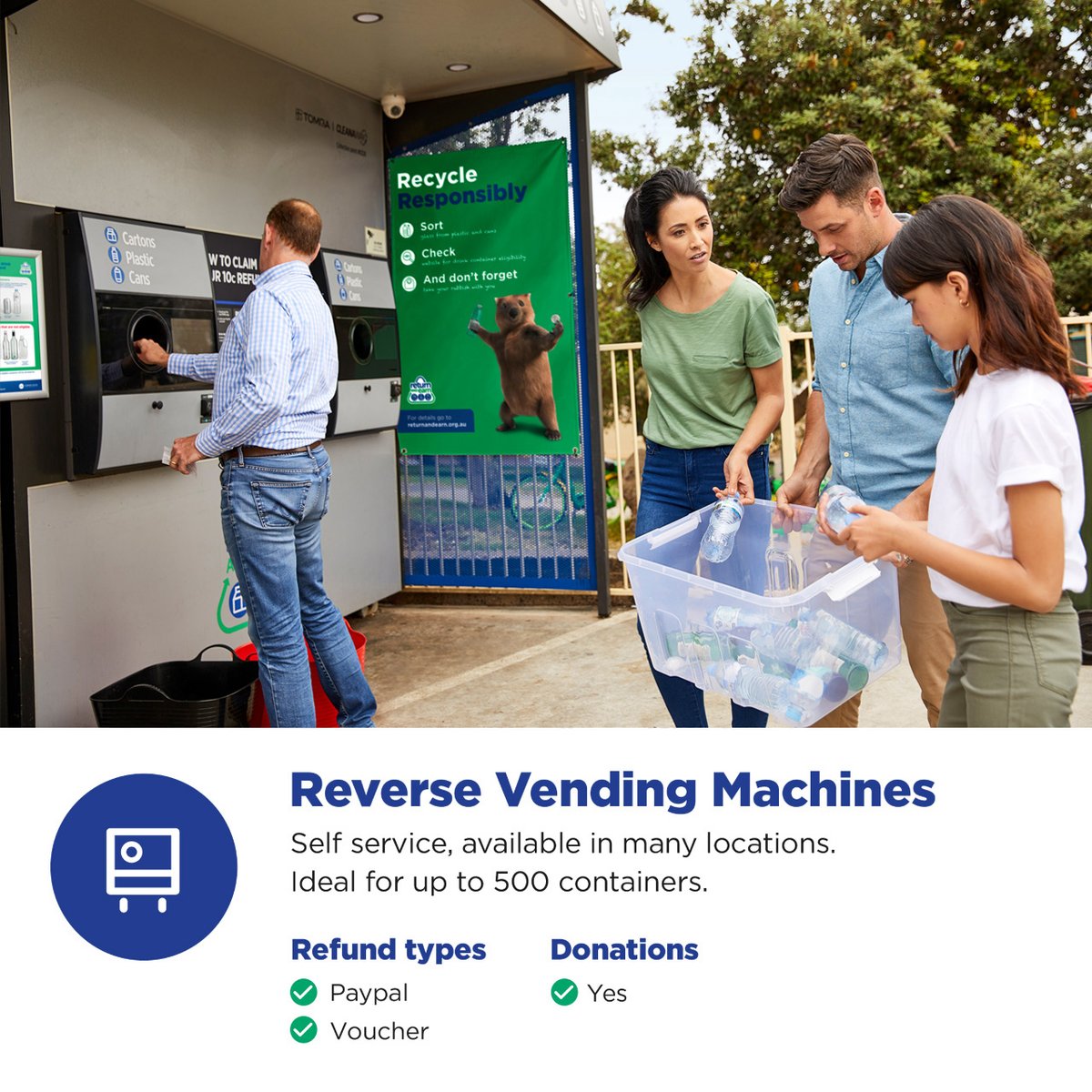 Return_and_Earn's tweet photo. Like a fitted glove, everyone has a return point that's right for them. Find the return point that is best for you on our website #returnandearn #sustainability #returnpoints #reversevendingmachine #automateddepot #overthecounter #recycle #recycling https://t.co/HLMGKCTFao