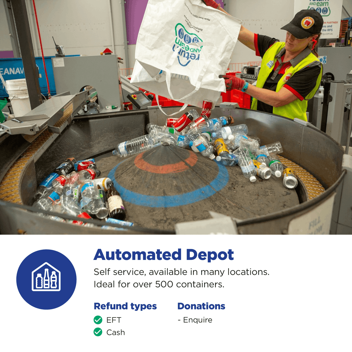 Return_and_Earn's tweet photo. Like a fitted glove, everyone has a return point that's right for them. Find the return point that is best for you on our website #returnandearn #sustainability #returnpoints #reversevendingmachine #automateddepot #overthecounter #recycle #recycling https://t.co/HLMGKCTFao