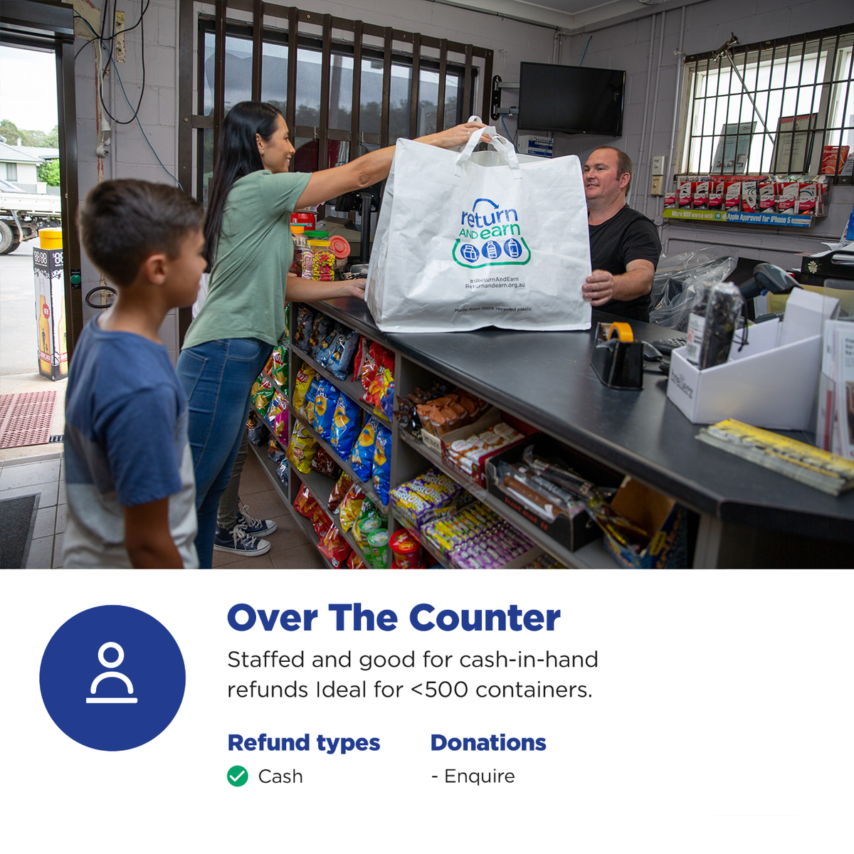 Return_and_Earn's tweet photo. Like a fitted glove, everyone has a return point that's right for them. Find the return point that is best for you on our website #returnandearn #sustainability #returnpoints #reversevendingmachine #automateddepot #overthecounter #recycle #recycling https://t.co/HLMGKCTFao