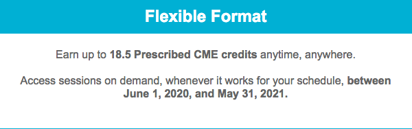 MNFamilyDocs's tweet photo. Earn #CME, ANYtime, ANYwhere through May 31, 2021. Hear from experts in family med & primary care. 25 sessions on relevant, emerging topics, including race & medicine, opioid use disorder, lung injury & more. Register at https://t.co/sXSSGbRJhr. #MAFPRefresher #FMRevolution https://t.co/GLCIkYQx1G
