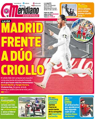 Madrid frente a dúo criollo, LALIGA