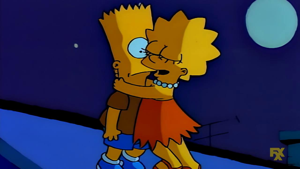 Bart simpson lisa simpson. Брат симпсон. lisa simpson hug.