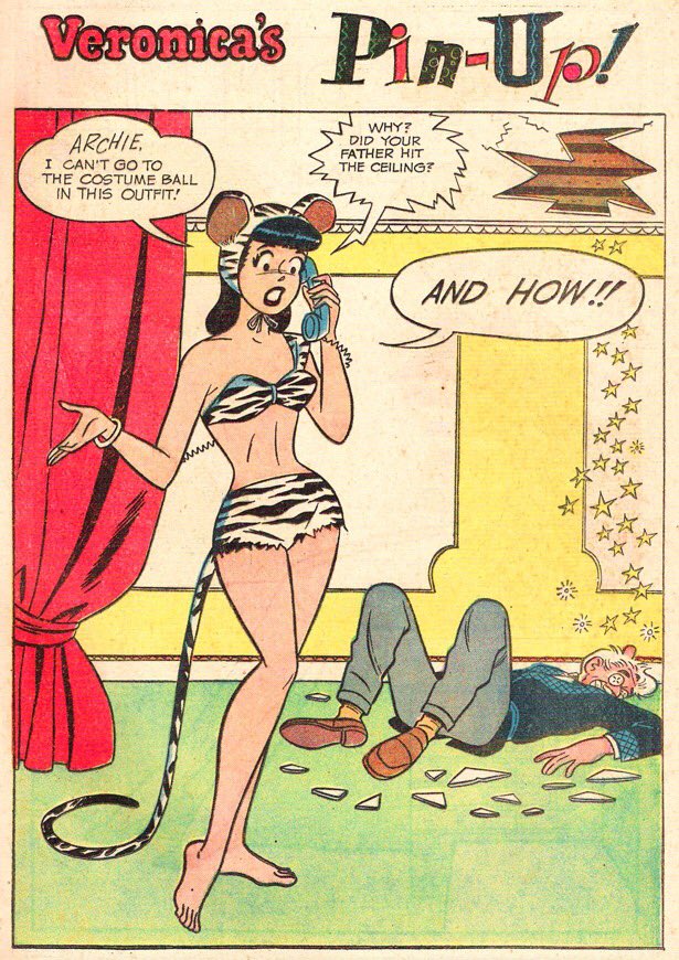 Betty &amp; Veronica pin-ups by Dan DeCarlo. 