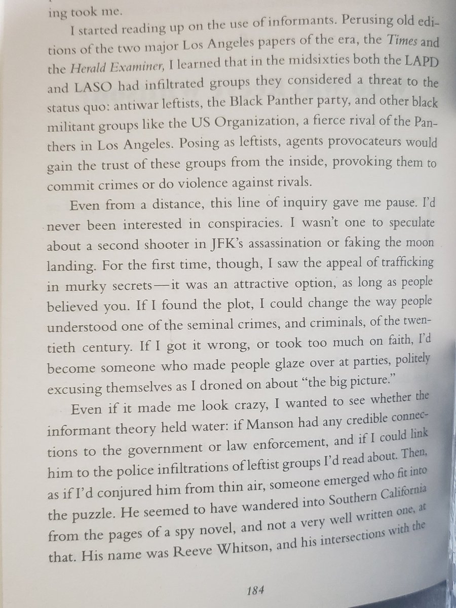Prior to embarking on his Manson research, the author of the book, Tom O'Neill, was "never interested in conspiracies." That changed with Whitson, who was a mysterious background figure that no one could quite figure out: