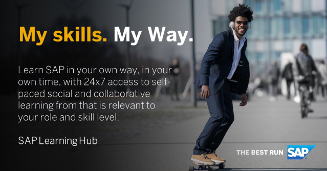 mvr_ramki's tweet photo. The #Learning Platform for Digital Business from SAP. Learn SAP how and when you want - with #SAPLearningHub. https://t.co/YSmkIVREnZ https://t.co/3W800pDn6m