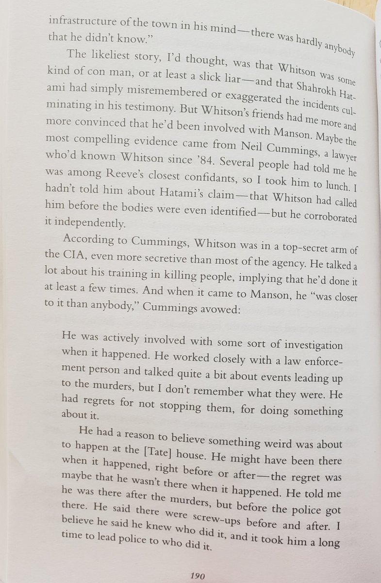 He sounds like something out of a shitty spy novel, but O'Neill spoke to dozens of his friends/acquaintances and they all had the same stories: he was CIA, involved in the investigation in some mysterious capacity, and was possibly surveilling the house when the murders happened.