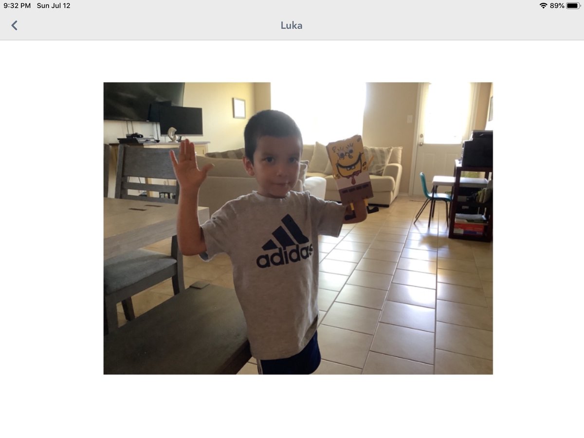 LangleyPreK's tweet photo. Ended the first week with class project. My PreK Bilingual class were very creative in making their own puppet at home...one puppet even wore a Covid-19 mask.@NISDLangleyES @NisdBILESL @Ms_Goodday #statemandatedsummer2020 https://t.co/ezrMlmbueu
