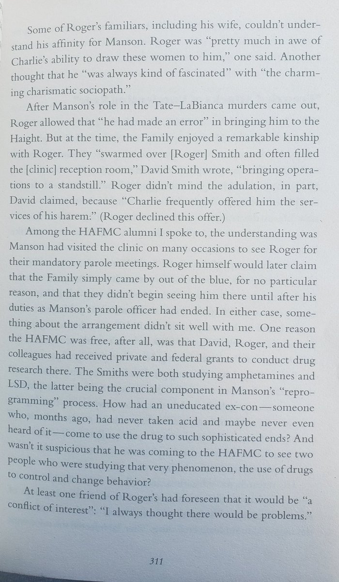 "How had an uneducated ex-con... who, months ago, had never taken acid... come to use the drug to such sophisticated ends?" Roger Smith, his P.O., and David Smith, his doctor in San Francisco, hold the keys to this question: