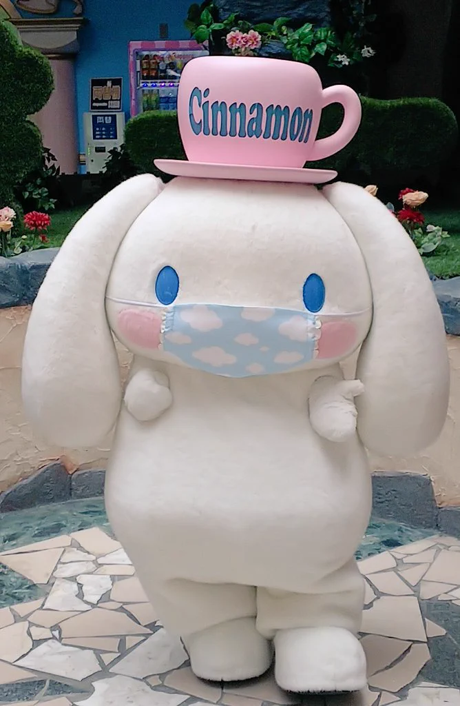【ピューロ限定】マスクをつけたマスコット♡*˚＆30周年ぬいぐるみ✩*˚シナモン ぐでみん on X: 