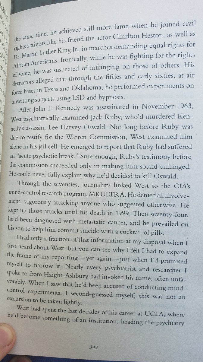 Guess who else kept an office at HAFMC? A CIA-connected doctor, Louis Jolyon "Jolly" West. His personal papers were stored at UCLA, O'Neill got his hands on them, and that's how he came to discover the MKULTRA connection to Manson's circle in Haight-Ashbury: