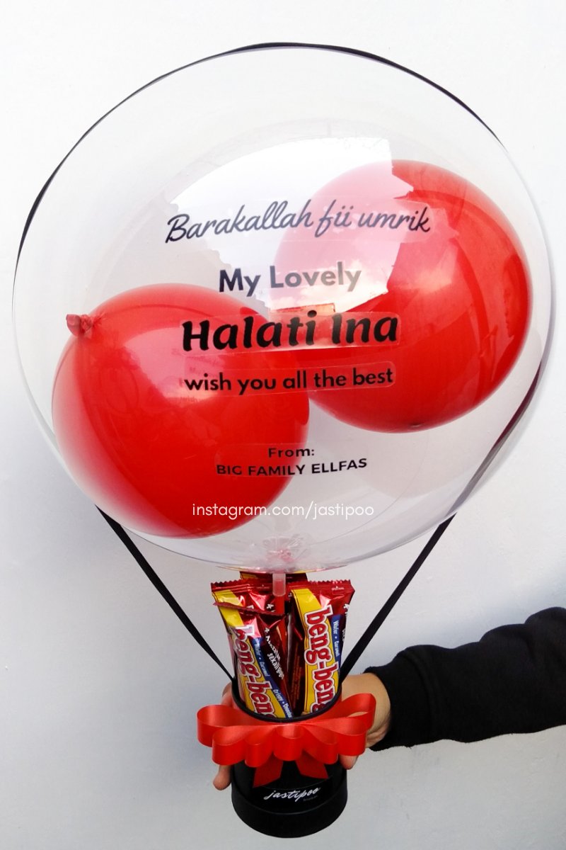 jastipoo's tweet photo. New product, hot air balloon!!

buat yang bosan dengan buket, bisa pesan mini balon udara ini ya. di balonnya juga bisa custom tulisan, snack juga bisa di ganti ❤️
#customjastipoo

https://t.co/w5lcIzlyLi
https://t.co/C8ZkGCyz2z https://t.co/wzKBi4E940