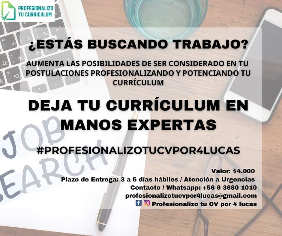 protucv's tweet image. Como Psicóloga experta en Selección de Personal y RRHH te puedo ayudar a profesionalizar y potenciar tu Currículum Vitae.
Escríbeme a profesionalizotucvpor4lucas@gmail.com o contáctame al +56 9 3680 1010
#chile #trabajo #crisiseconomica #trabajoenchile #sihaypega #empleochile