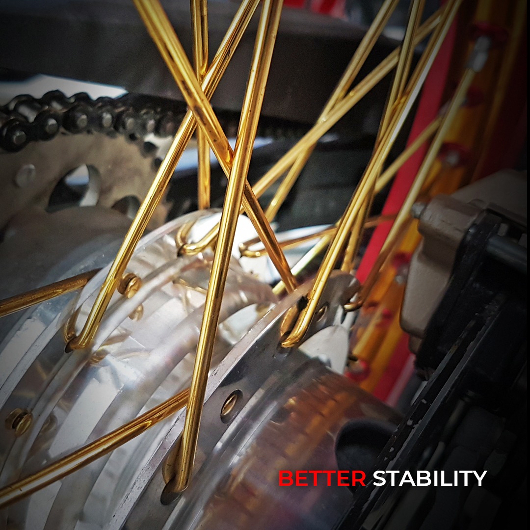 TDR_RACING's tweet photo. TDR Spoke Set Gold manufactured with advanced color coating technology for erosion resistance, great durability and able to withstand extreme stress even in the toughest riding conditions.
.
HET : Rp.187,000; Order online https://t.co/ZjbOt3uf01
.
#Handling #WheelSystems https://t.co/7oS8Zc5T9q