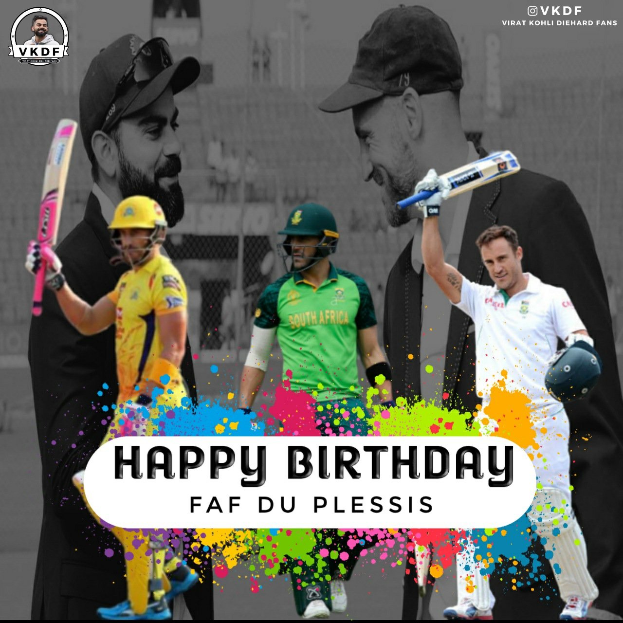 Happy Birthday Faf Du Plessis  