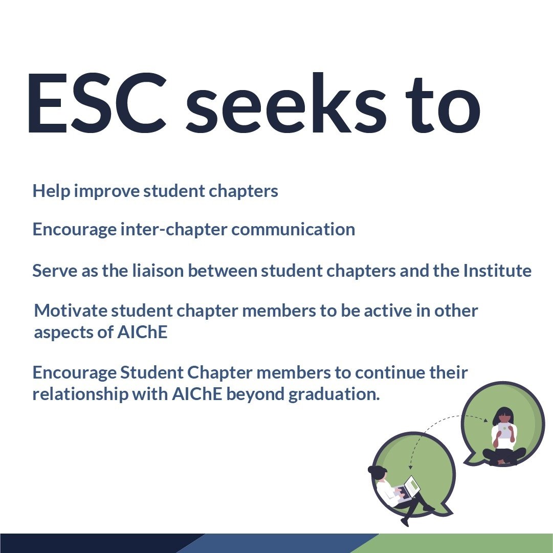 aiche_esc's tweet photo. American Institute of Chemical Engineers (AIChE) which is "The global home of Chemical engineer"
The Executive Student Committee founded in 2008 comprises of 120 global chemical engineering undergraduate students and is AIChE’s only Student run committee out of 23 AIChE Committee https://t.co/fHIAUyQrXZ