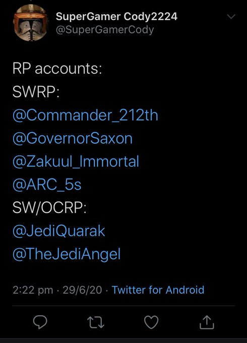 || WARNING! These are the RP accounts that this guy has! 

Avoid if you can!