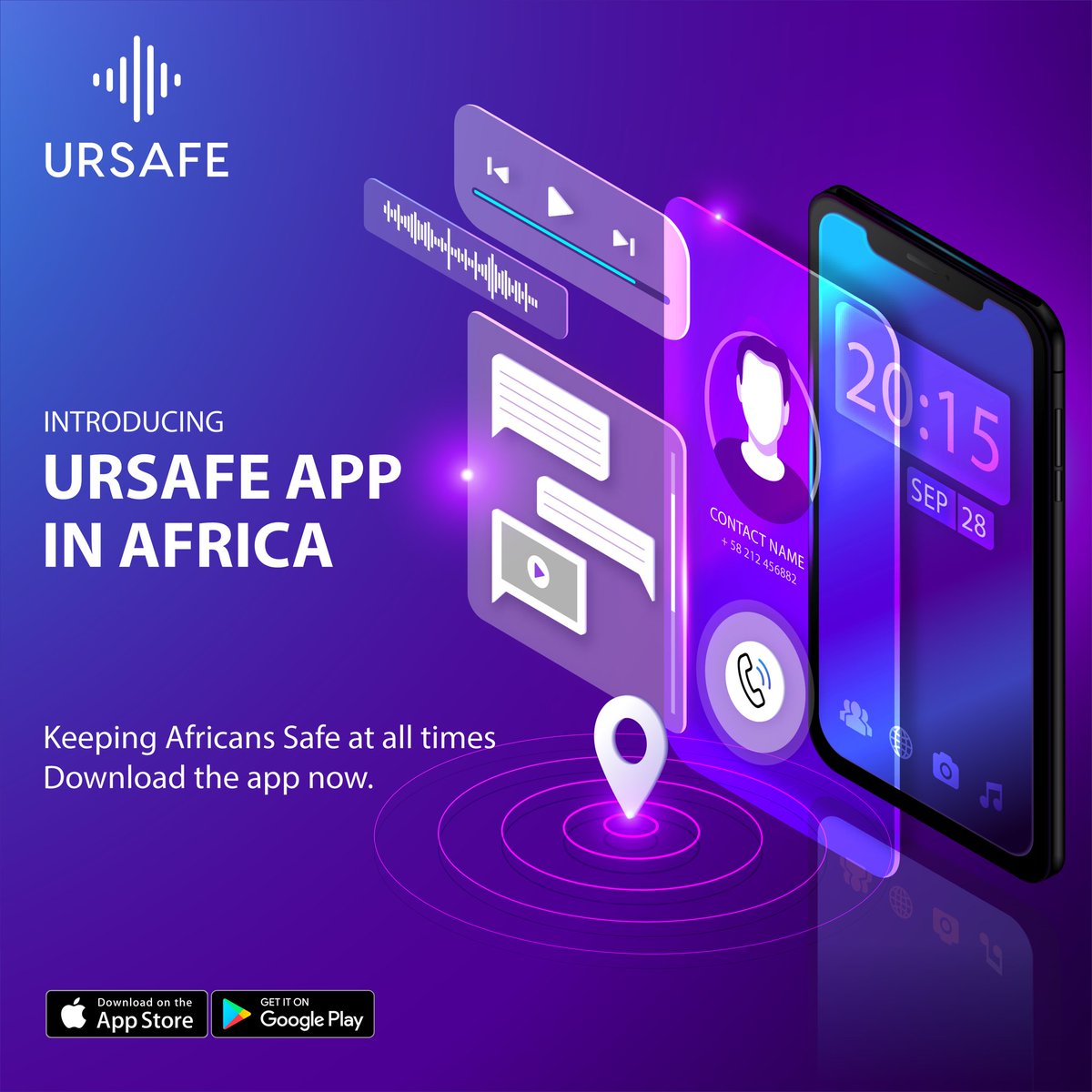 Allureeffect's tweet photo. Nigeria!!! @ursafe_app is here. Carry safety everywhere you go. It comes with amazing SOS trigger functions like voice or a press of a button. Download now. #MondayMotivaton #mondaythoughts #ursafe #app https://t.co/2mklVkBE8W