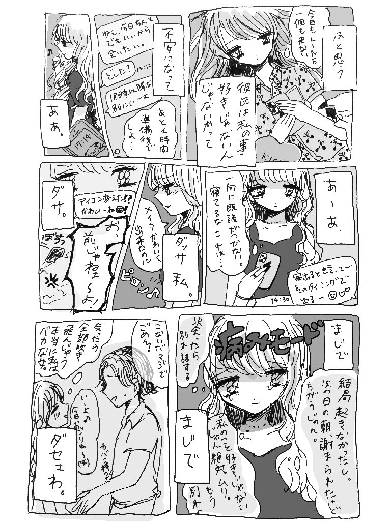 いつもこれの繰り返し。
#漫画 #創作 